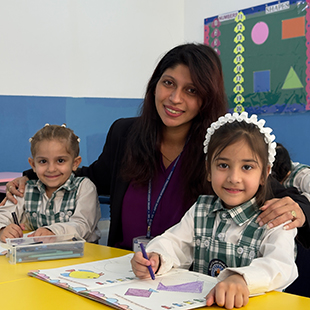 Best kindergarten school in Kuwait KG children enjoying creative learning