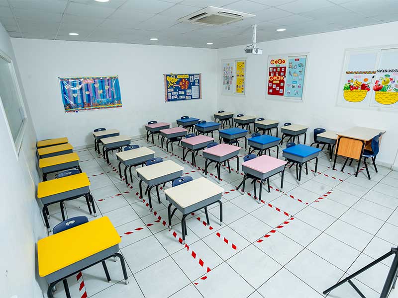 Indian Schools classroom in Kuwait